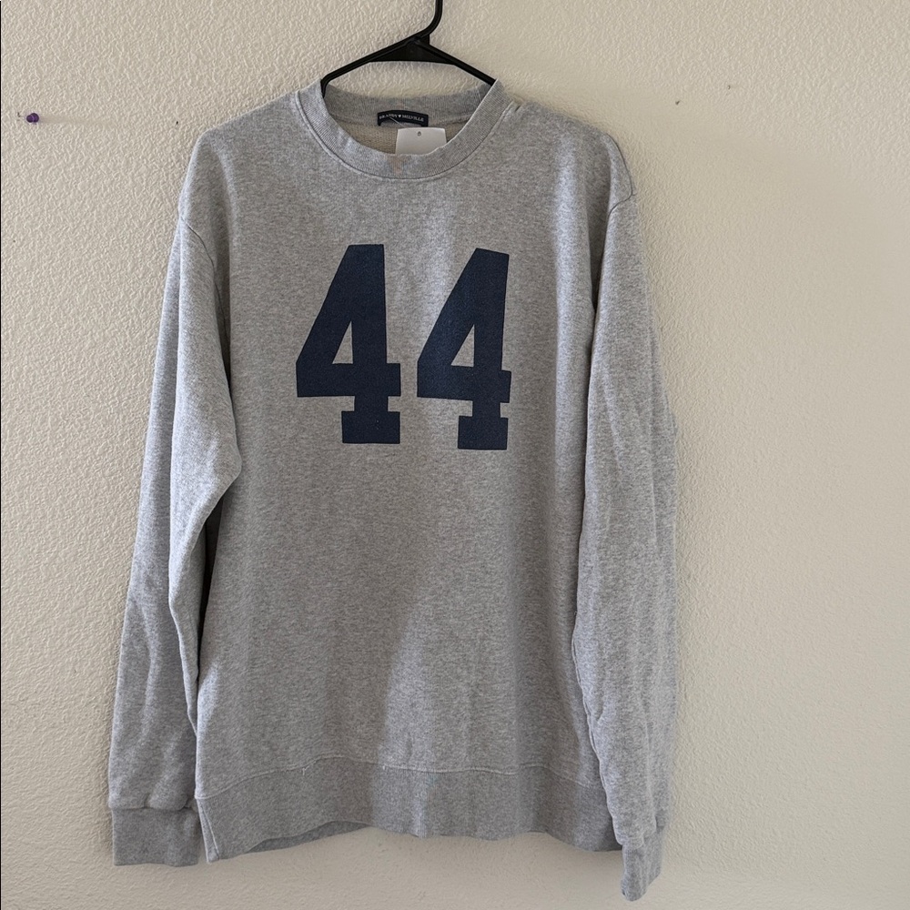 Brandy melville gray oversized Erica 44 sweatshirt